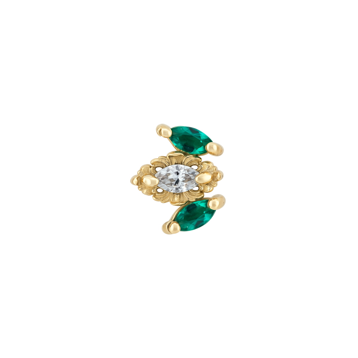AuAdore - Rococo - Emeraude / Diamant