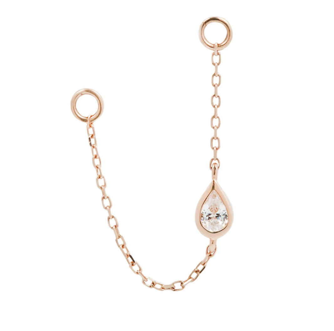 Buddha Jewelry - Teardrop CZ Chain-thumbmail-4