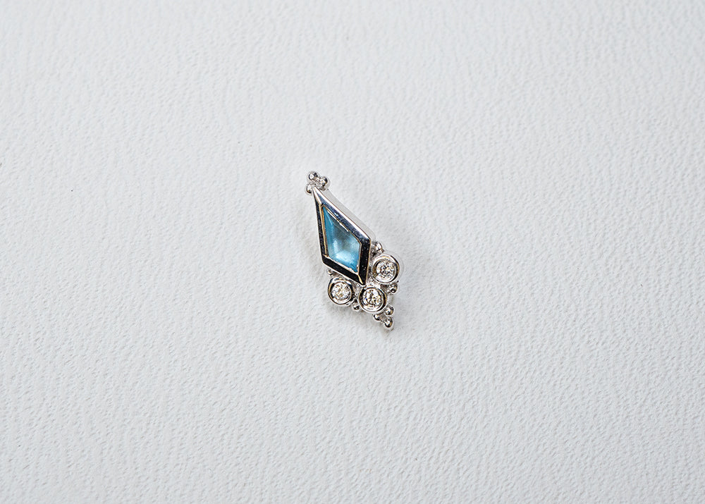 BVLA - Temptress - Swiss Blue Topaz / Diamond