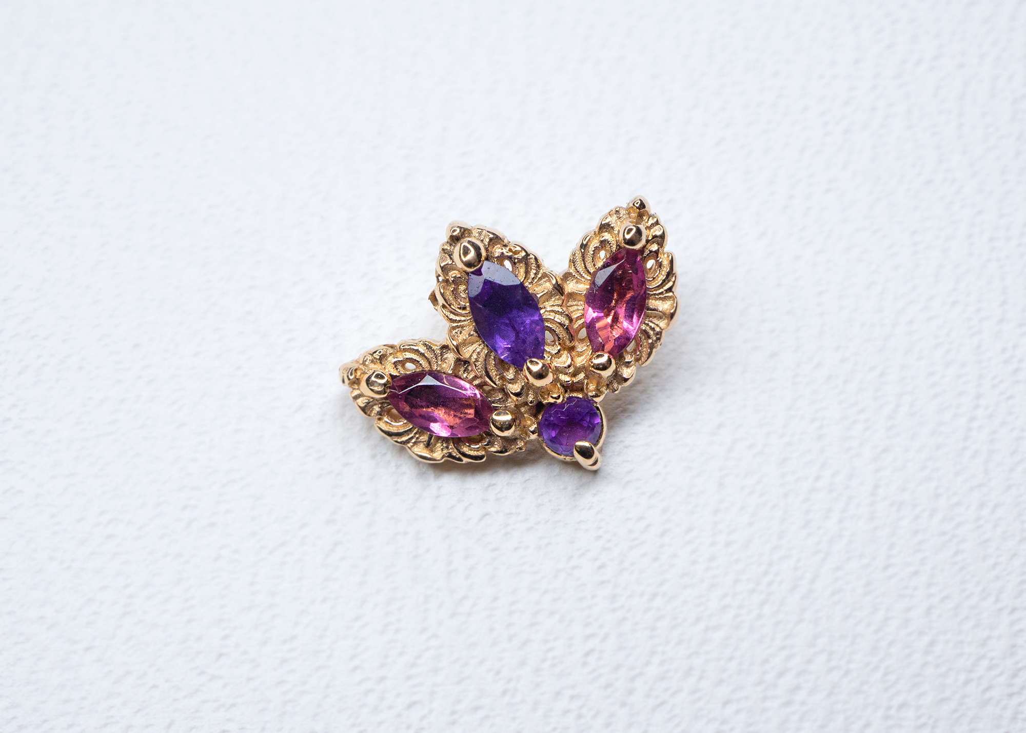 AuAdore - The Vow - Rubellite / Amethyst