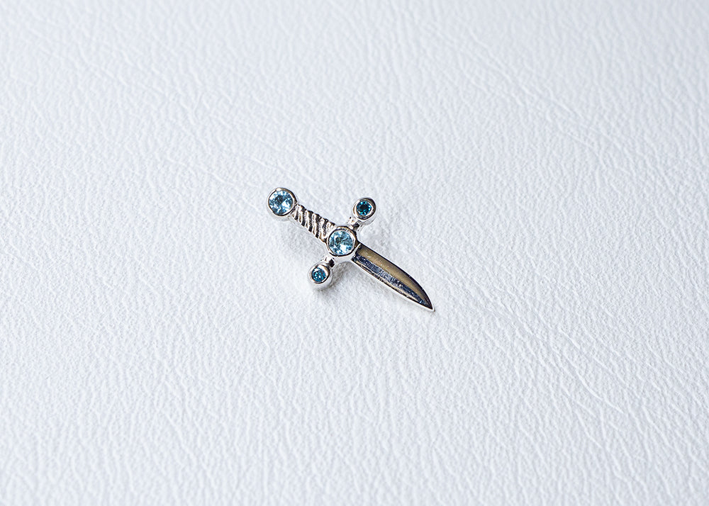BVLA - Tizona - Swiss Blue Topaz / Blue Diamond