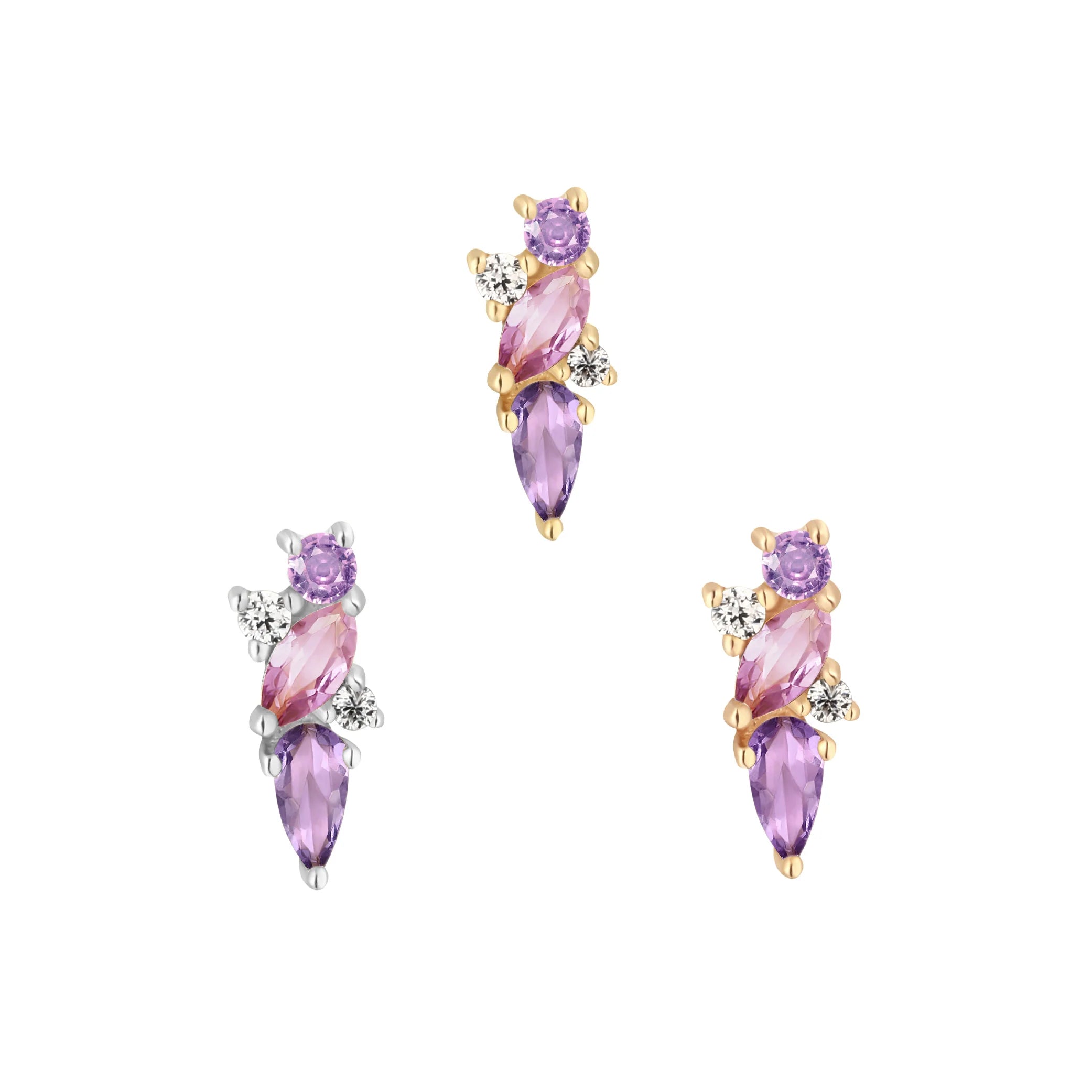 Buddha Jewelry - Visionary - Amethyst / Pink Sapphire
